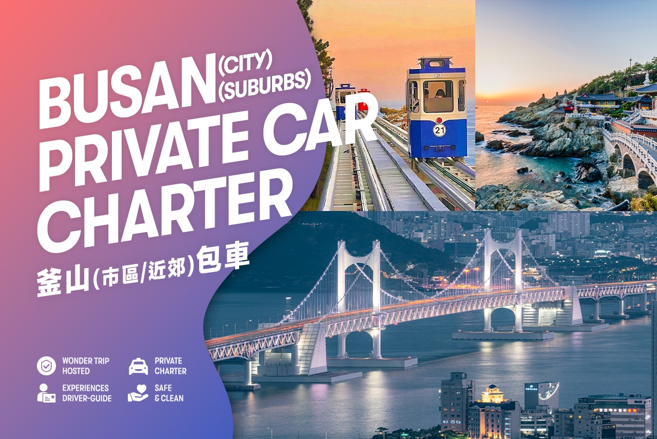 Busan and Suburbs Private Tours with Expert Driver-Guide